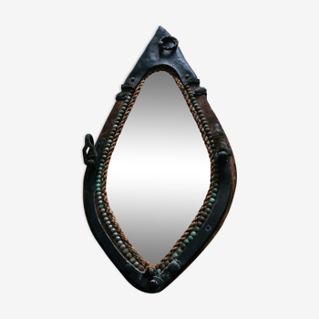 Old mirror horse collar, 64x35 cm