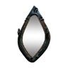 Ancien miroir collier de cheval, 64x35 cm
