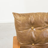 3-seater oak sofa by Vatne Mobler 1960