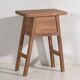 Ensemble de tables de chevet en bois massif. Ensemble de 2 pièces