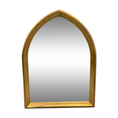 Miroir ancien en bois doré - 42x31cm
