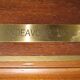 Model boat wall frame, half-hull Endeavour 1934