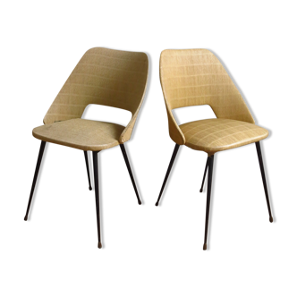 2 barrel chairs