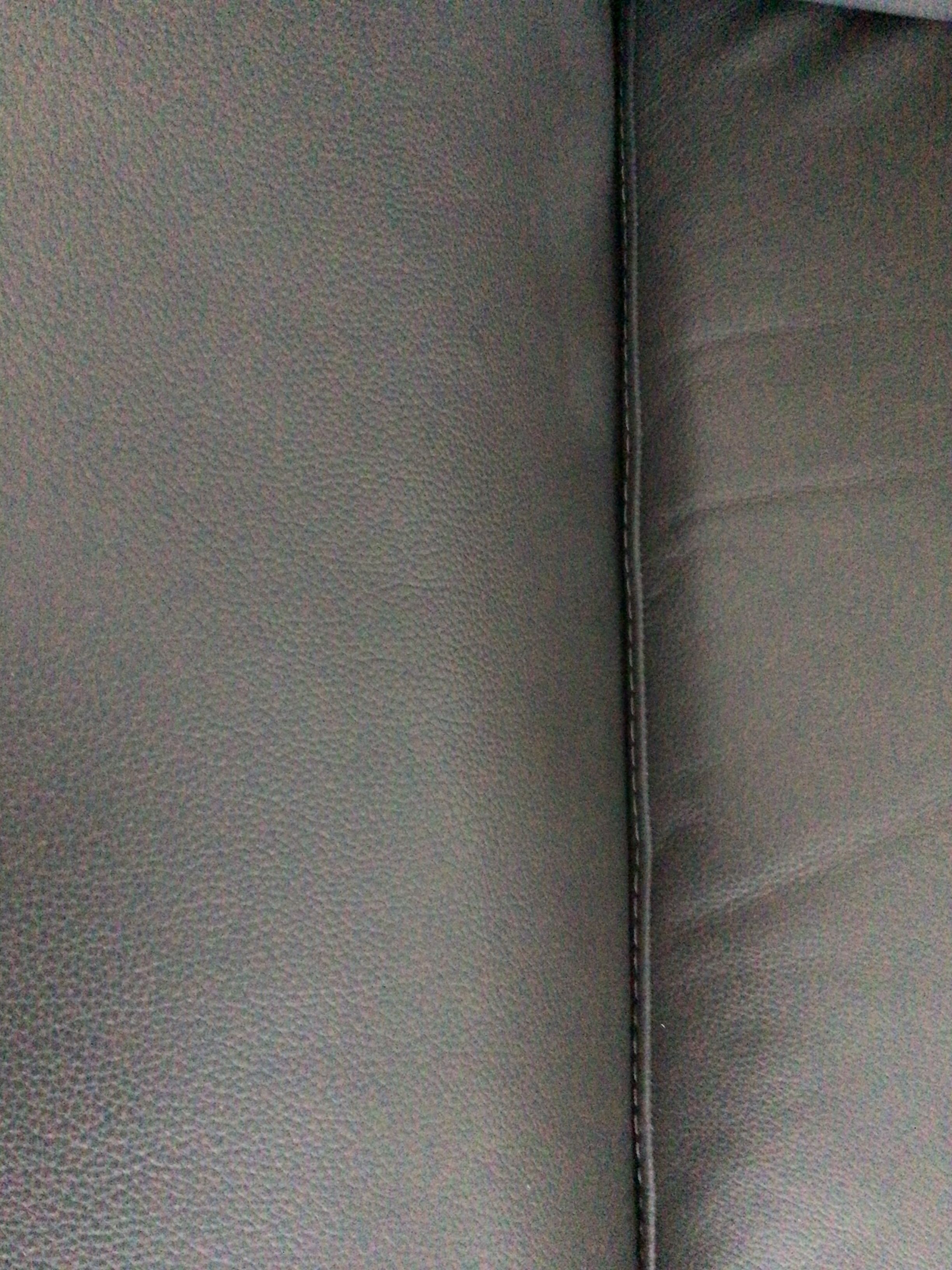 Grey leather corner sofa Roche Bobois, removable.
