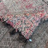 Large Berber Bohemian carpet Boujad, pink Moroccan wool carpet.