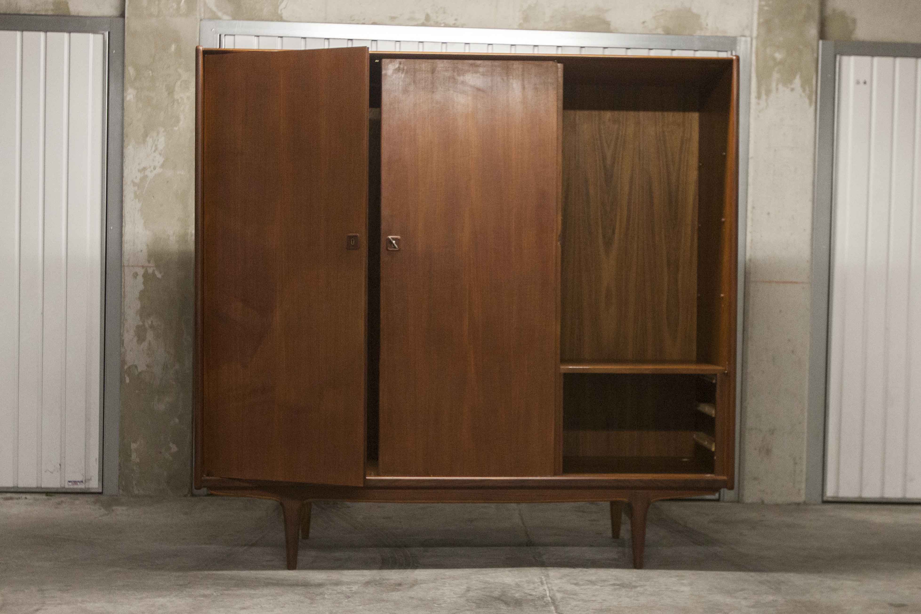 Scandinavian wardrobe 1960 Simat teak
