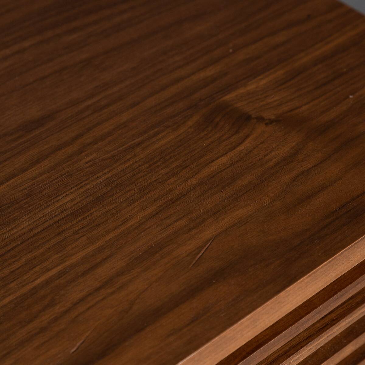 Stylish 20thc heals walnut sideboard by nathan yong c.1990