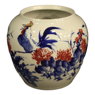 Vase en céramique peinte chinoise