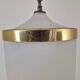 Mid-Century Italian Opaline Glass, Acrylic & Brass Pendant Light – 1960s