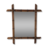 Bamboo mirror 1900, 38*45cm
