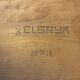 Gray height-adjusted coffee / dining room table, by Rudolf Wolf for Elsrijk