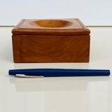 Solid wood catchall - Scandinavian style - modernist - 70s