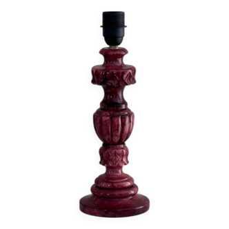 Marble lamp base