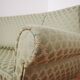 Curved silk sofa by Gigi Radice, 1950