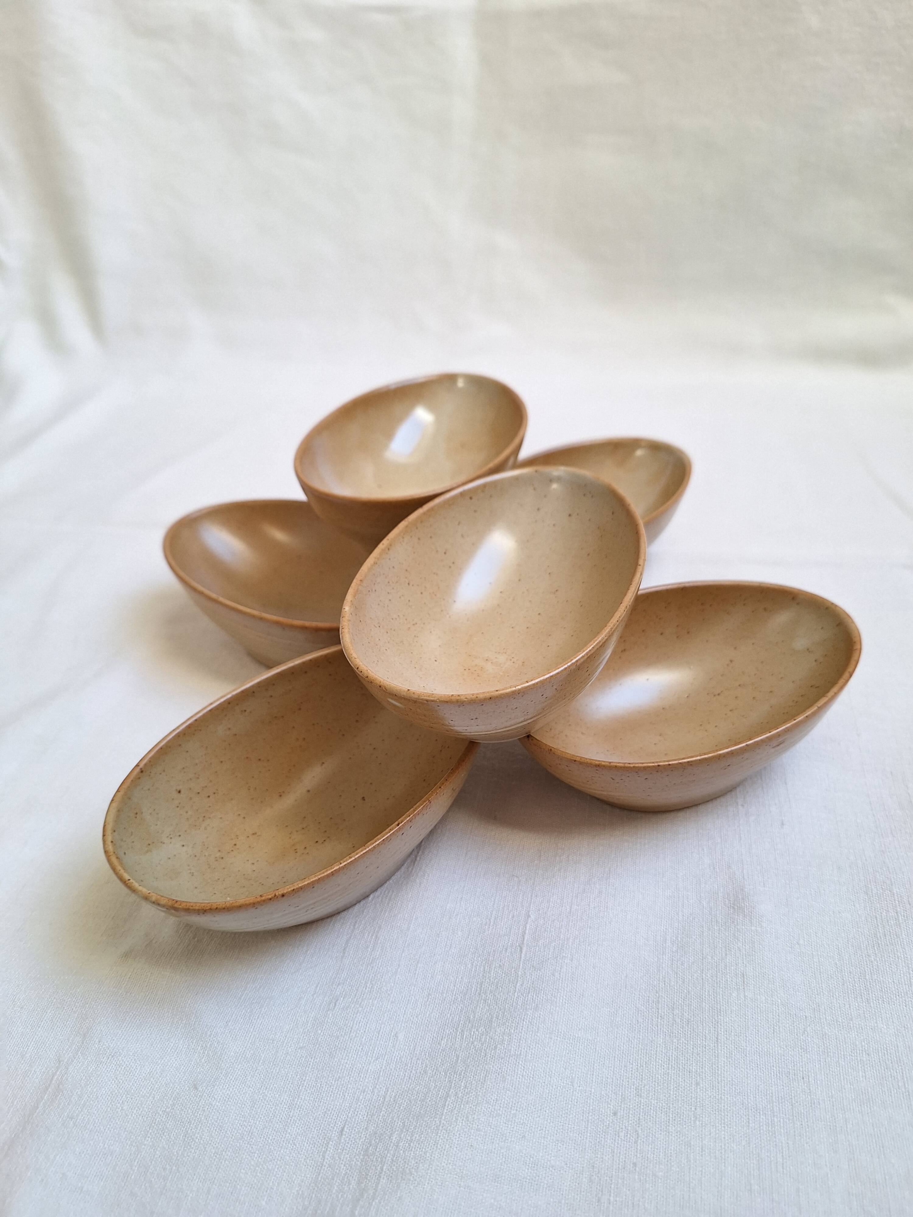 Vintage village stoneware ramekin