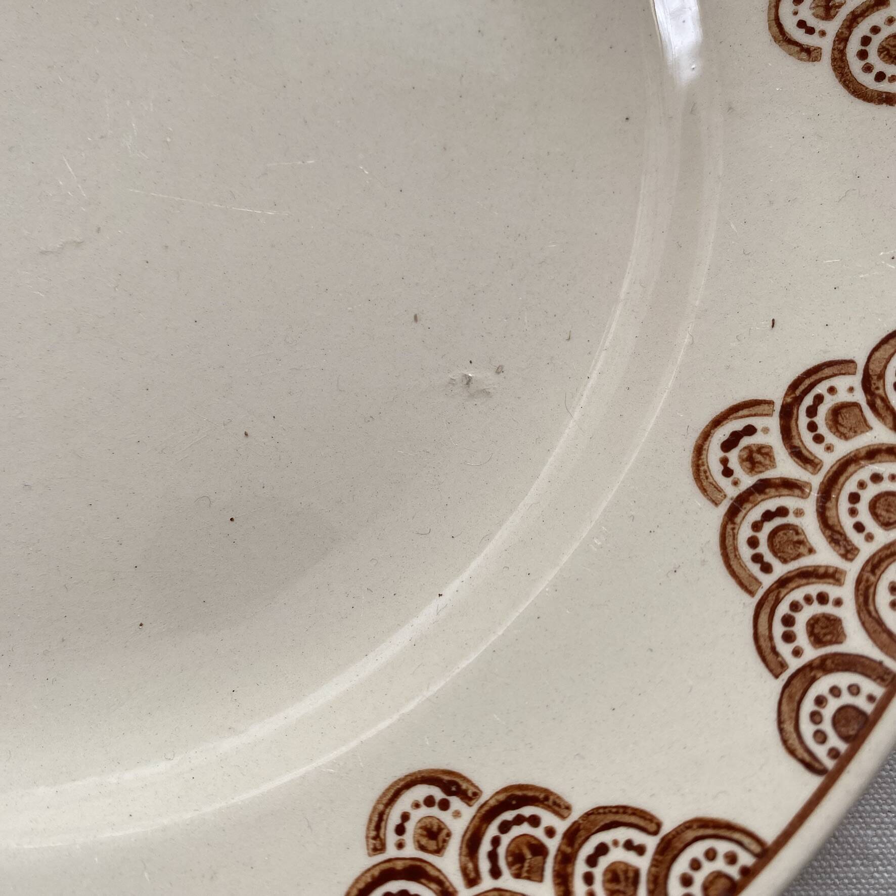 Art Deco flat plates St Amand