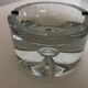 Scandinavian XXL ashtray Bubble in crystal Sweden mid century modern 1970