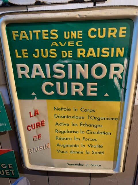 Advertising plate Raisinor