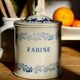 Pot farine avec tamis 1880
