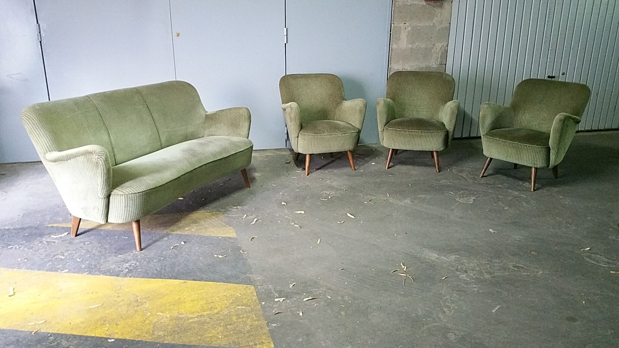 Sofa sofa organic design arc kidney 50-60 years