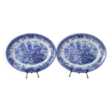 2 Churchill English Oval Serving Dishes