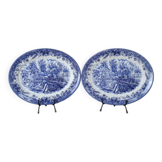 2 Churchill English Oval Serving Dishes