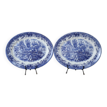 2 Churchill English Oval Serving Dishes