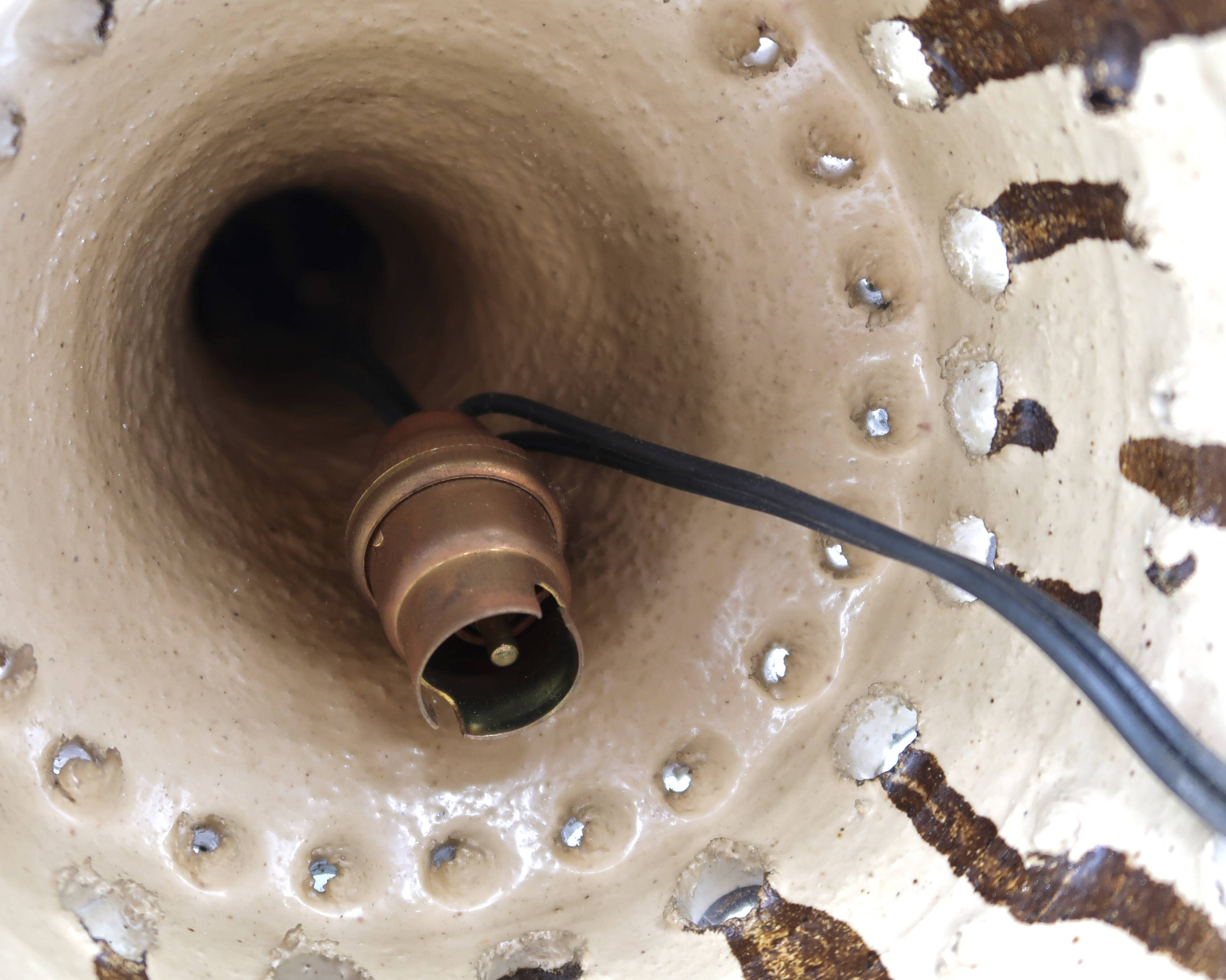 Ceramic lamp by Georges Pelletier, 1950s