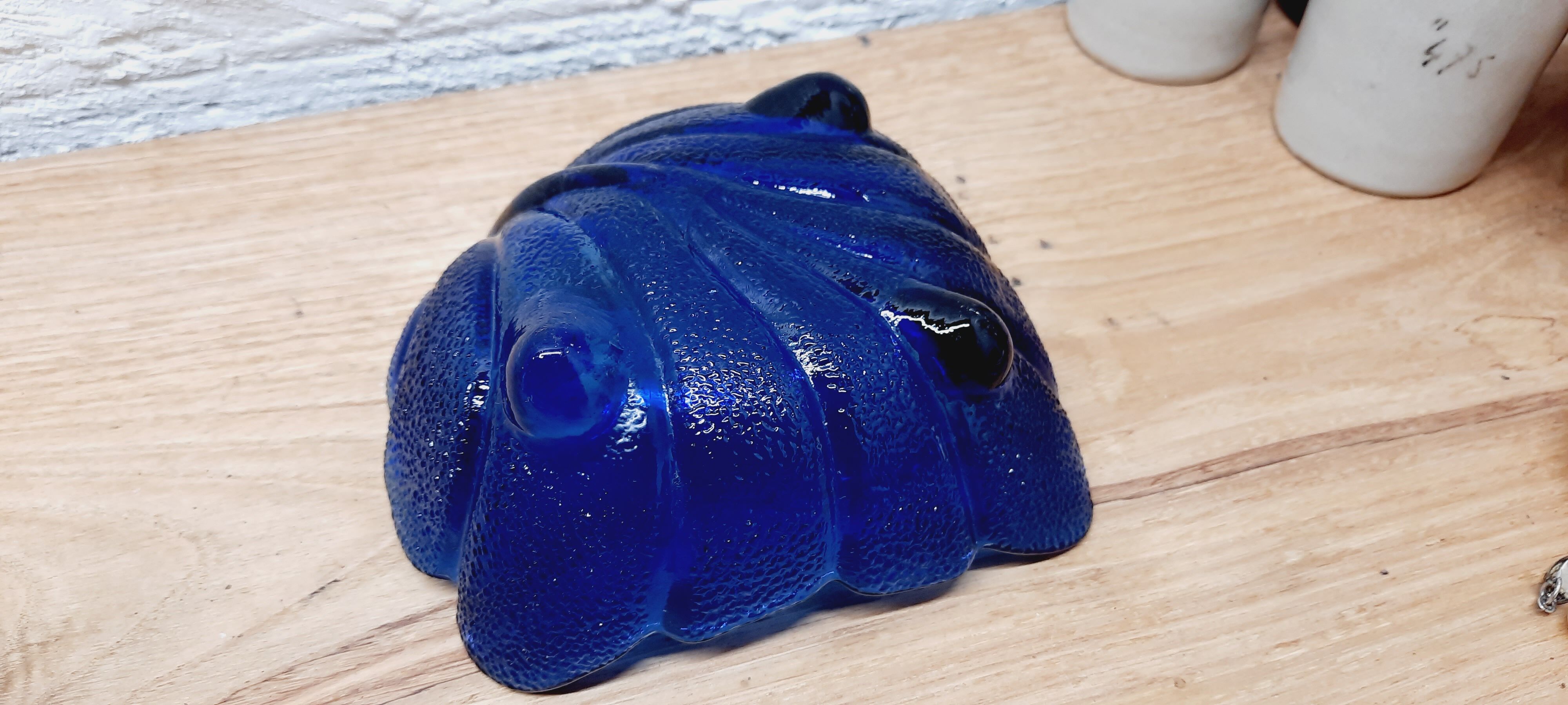 Vide poche bleu cobalt