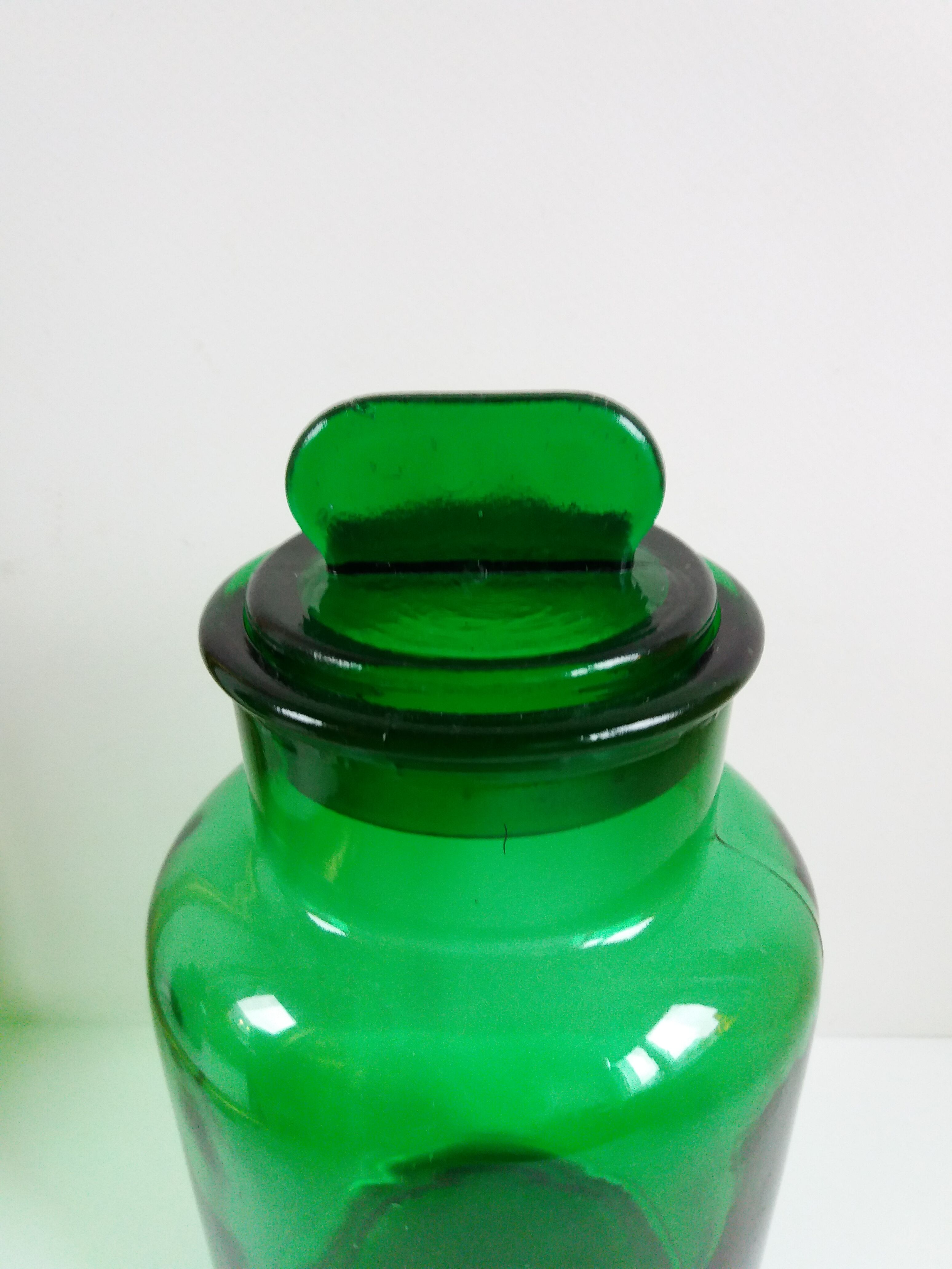 Large old pharmacy jar