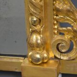 Victorian wall mirror in gilded wood 107x83cm
