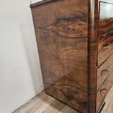 Commode Art Déco en acajou avec quatre tiroirs