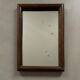 Miroir en bois ancien, 49x34 cm
