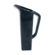 Square blue ceramic jug