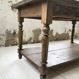 Artist studio oak draper table