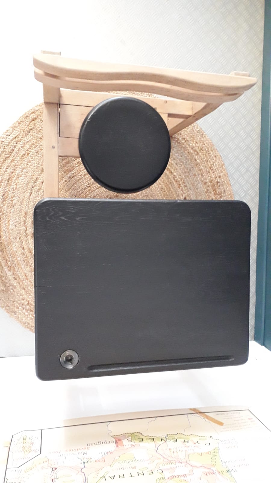 Black and natural children's desk