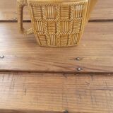 Sarreguemines earthenware pitcher