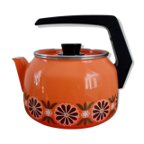Enamelled vintage kettle