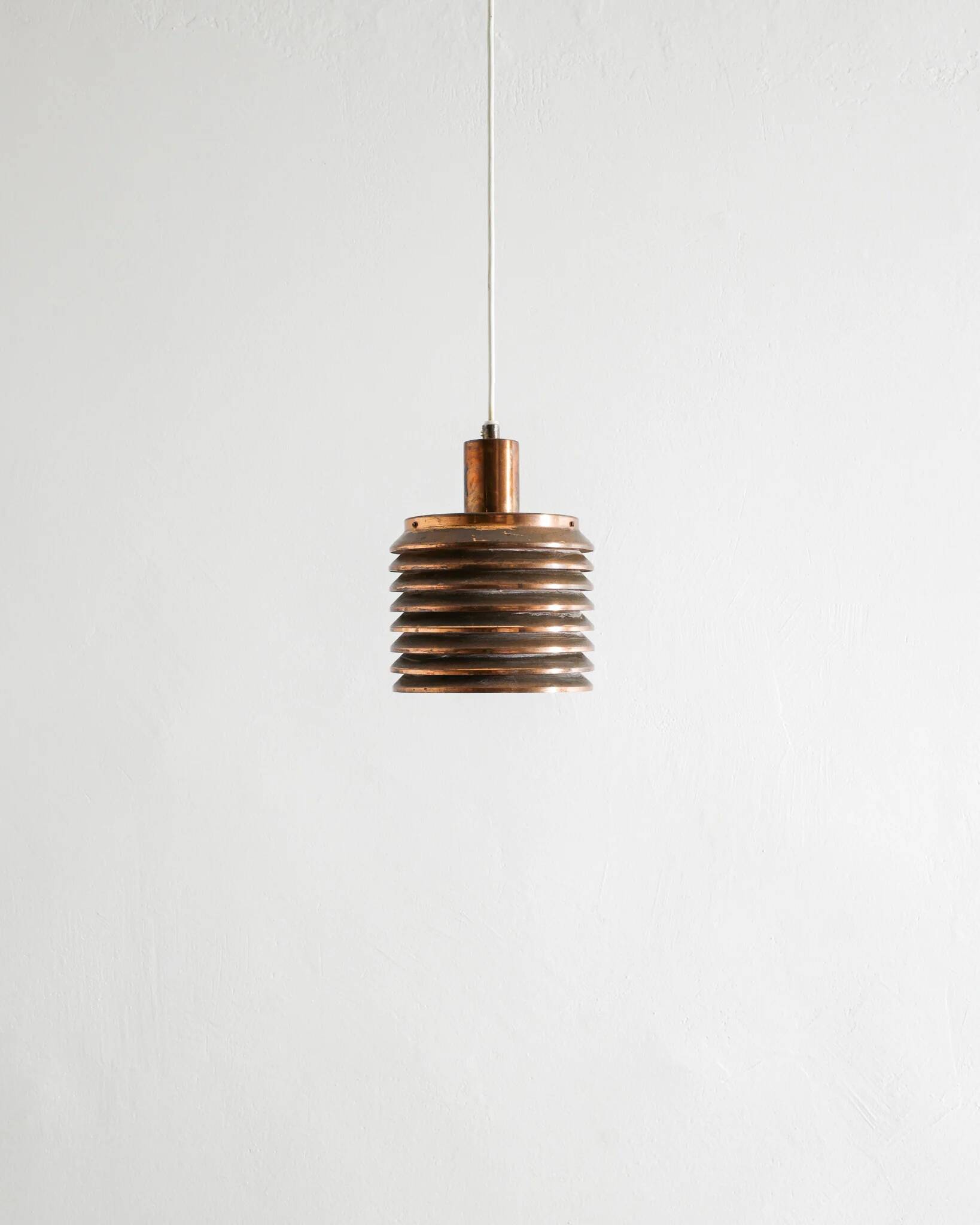 Swedish Mid Century Copper Pendant by Hans-Agne Jakobsson, 1960s