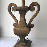 Wooden lamp foot