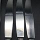 12 silver metal table knives model Rocaille