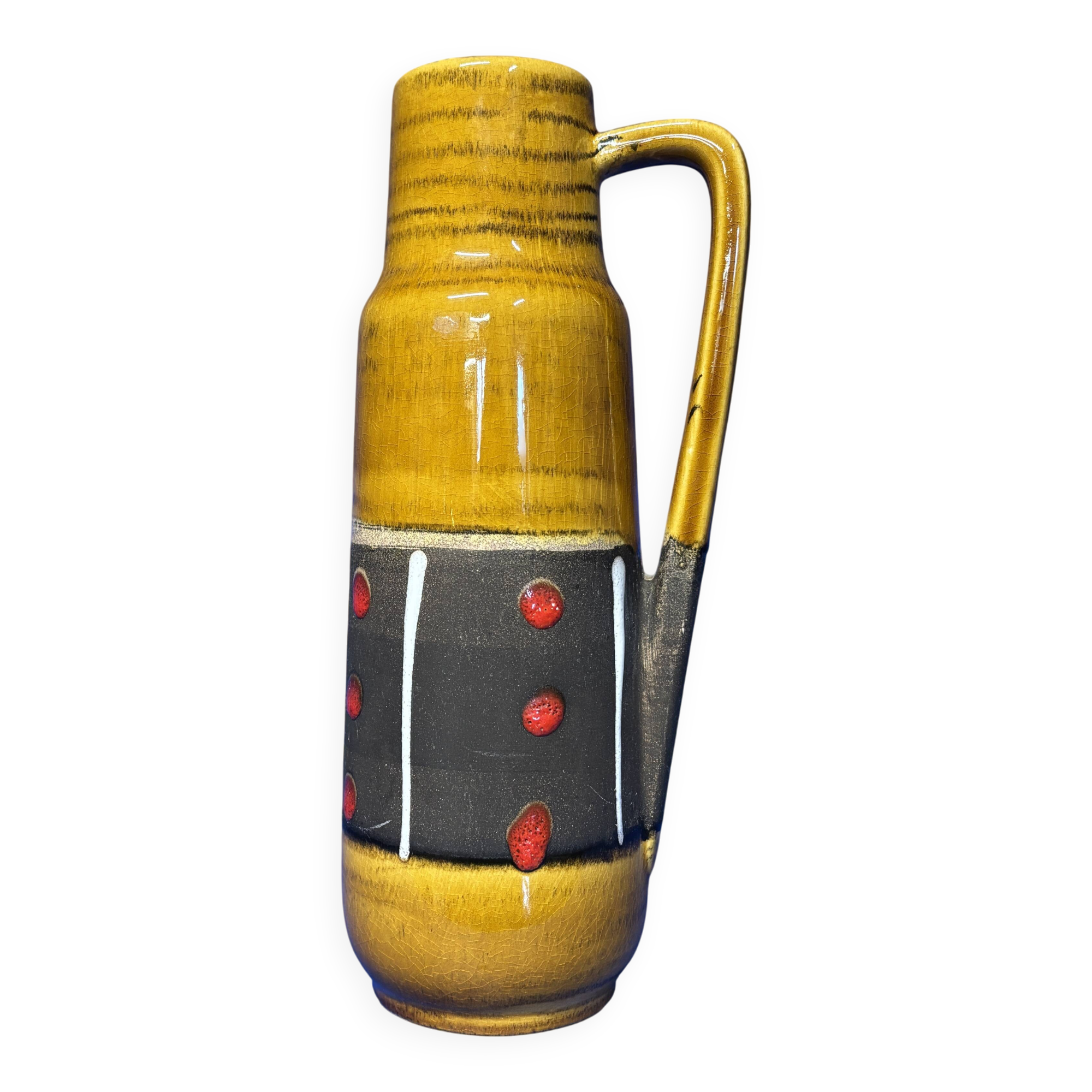 Scheurich 275-28 Ceramic Jug Vase West Germany ⎜ 1960s/70s