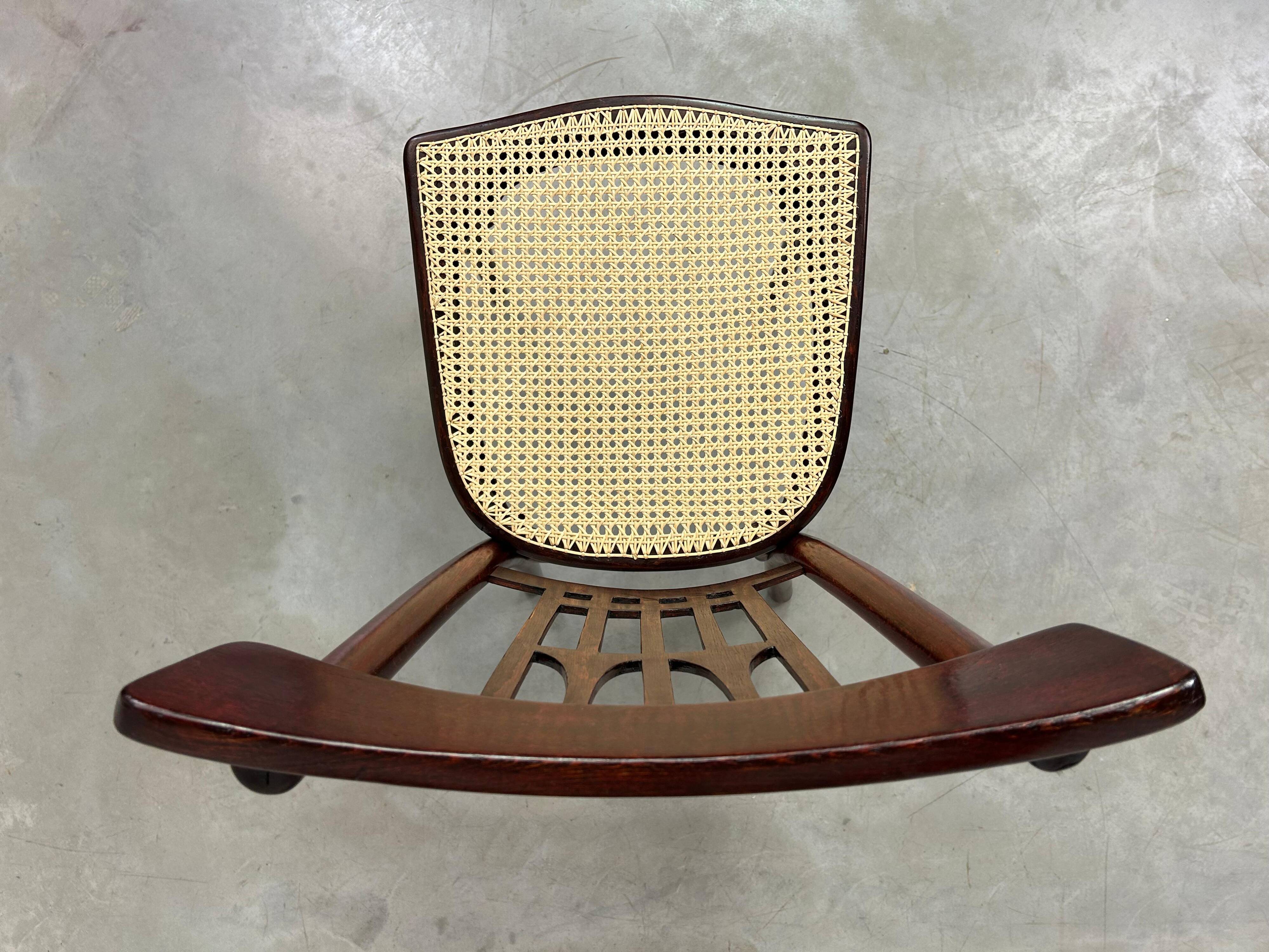 Viennese Secession dining chair no. 235 by Otto Wagner for J&J Kohn