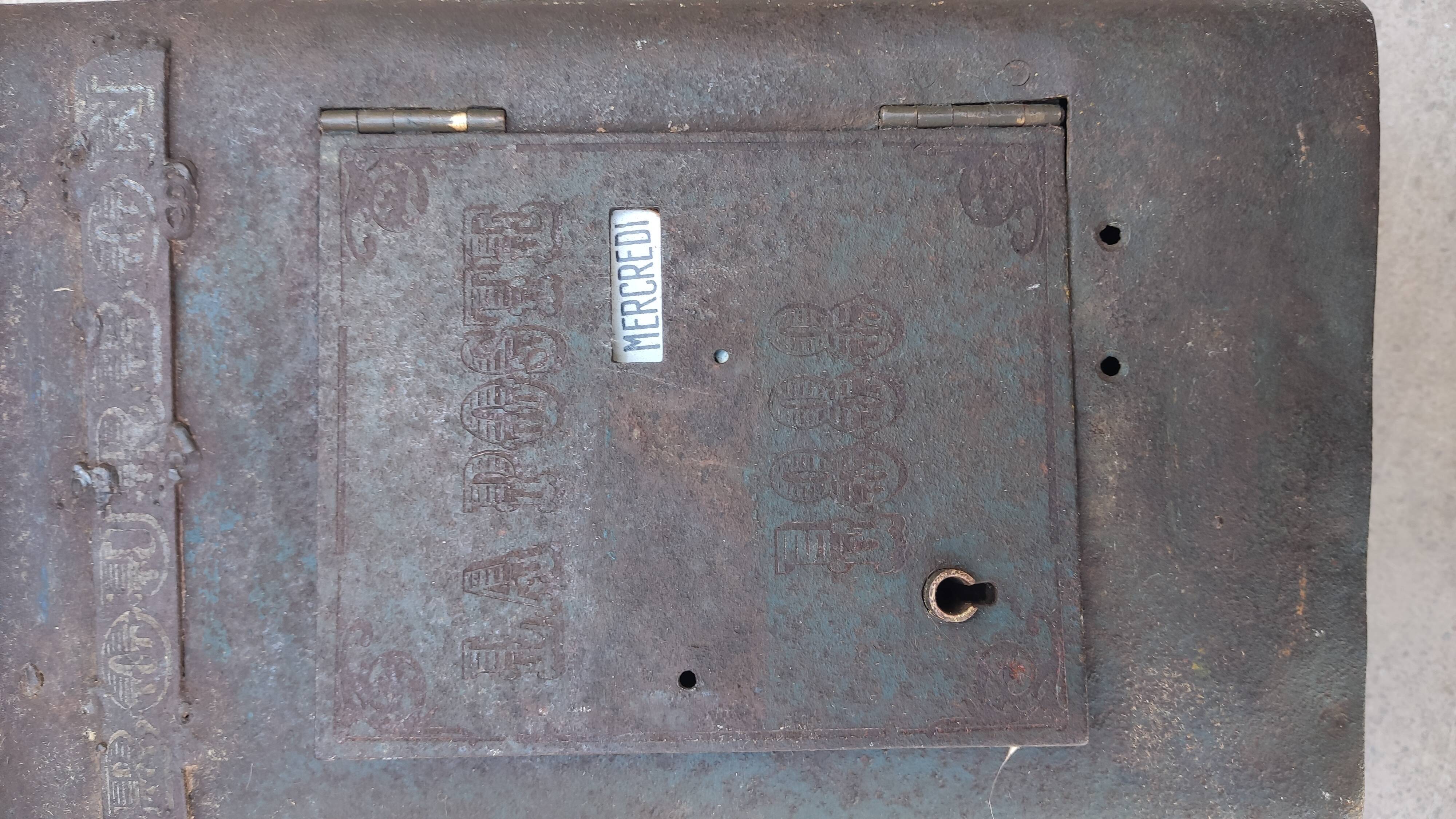 Mailbox, post office 1888, museum, reunion island