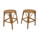 Vintage rattan stools
