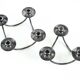 Set of silver-plated candlesticks by Berg Denmark with square bases, 1970s