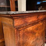 Writing desk of the nineteenth Louis-Philippe in mahogany with secret drawers