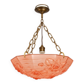 Ampla Art Deco pendant lamp, France, 1930s.