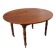 Table ronde ovale à abattants merisier massif époque XIX°