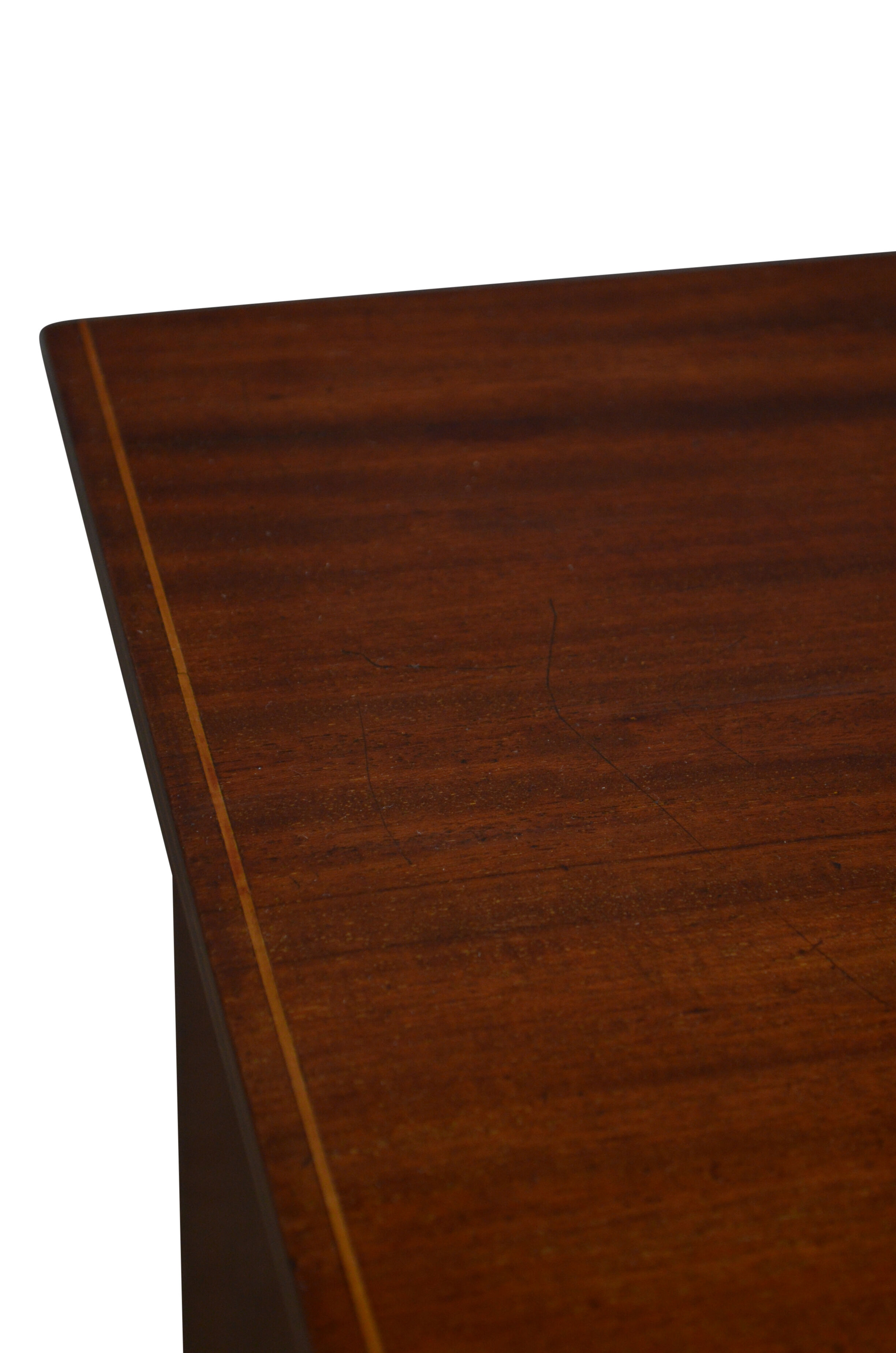 Edwardian Mahogany and Inlaid Open bookcase